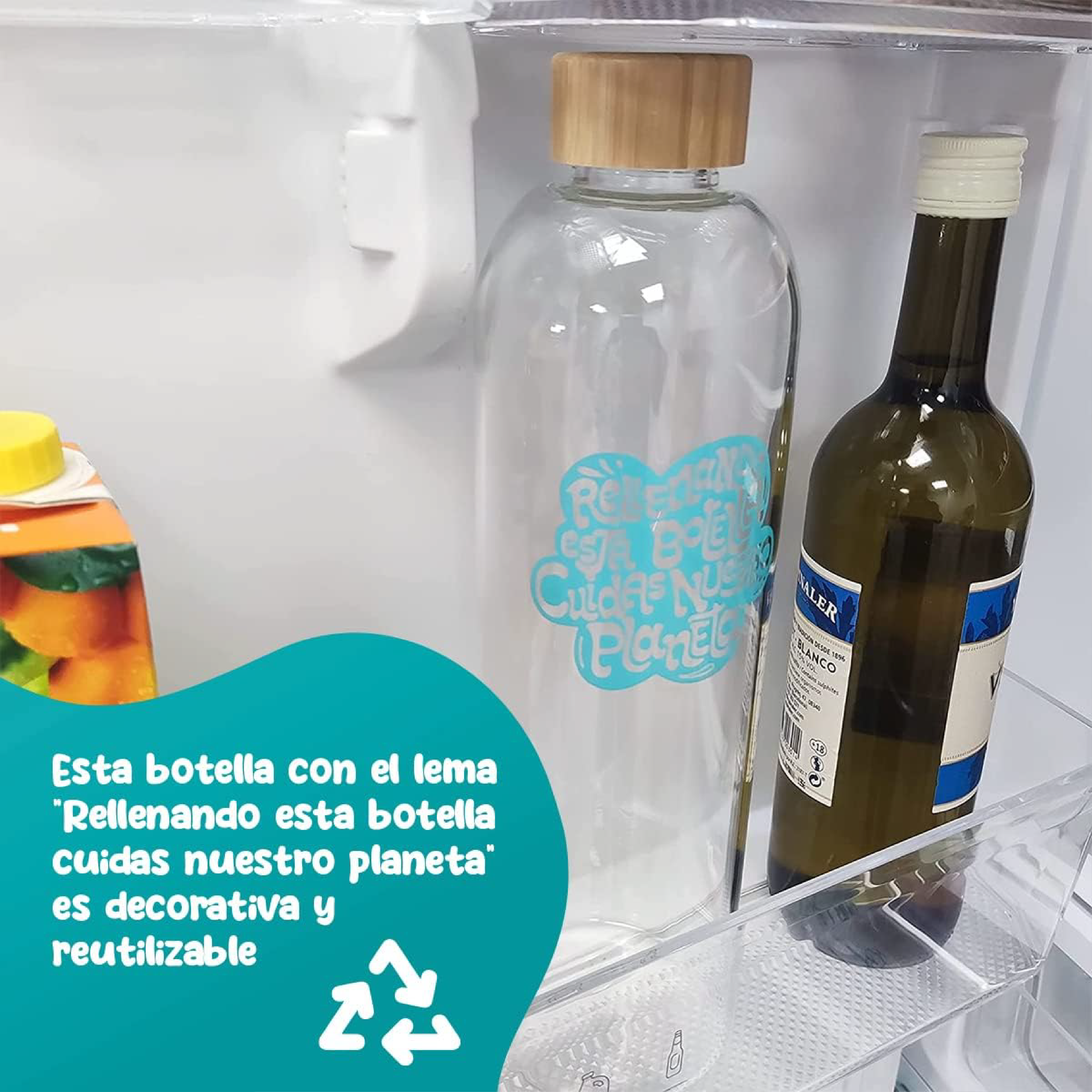 Botella de Agua Cristal 1,5L: Estilo, Sostenibilidad y Funcionalidad en Cada Sorbo