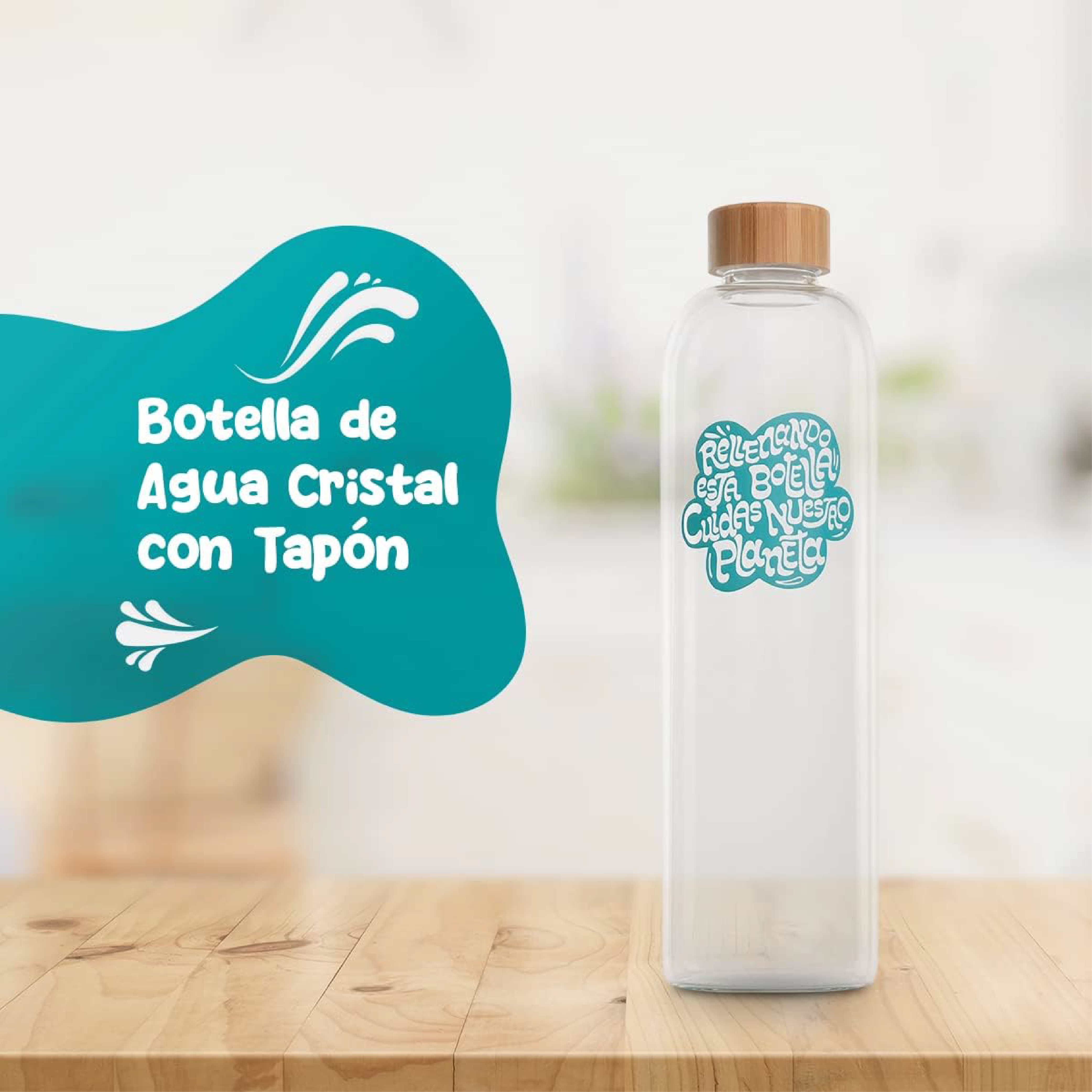 Botella de Agua Cristal 1,5L: Estilo, Sostenibilidad y Funcionalidad en Cada Sorbo