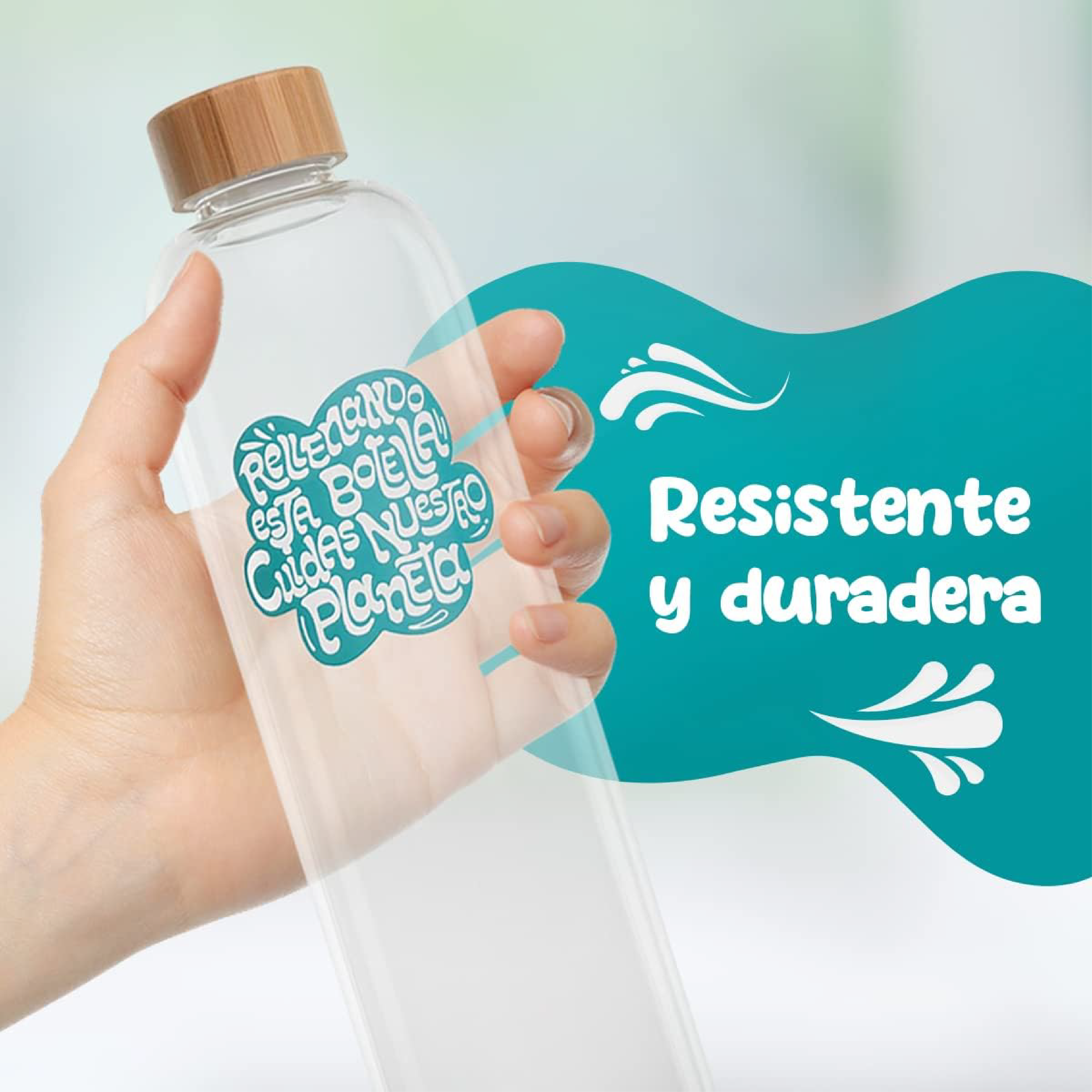 Botella de Agua Cristal 1,5L: Estilo, Sostenibilidad y Funcionalidad en Cada Sorbo